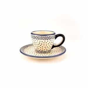 filiżanki do kawy, filiżanka espresso porcelana bolesławiec, ceramika bolesławiec, polska ceramika, ceramika bolesławiecka, Polish pottery
