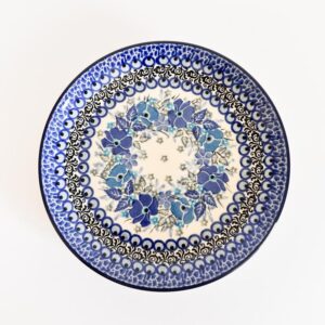 ceramiczny talerz bolesławiec unikat